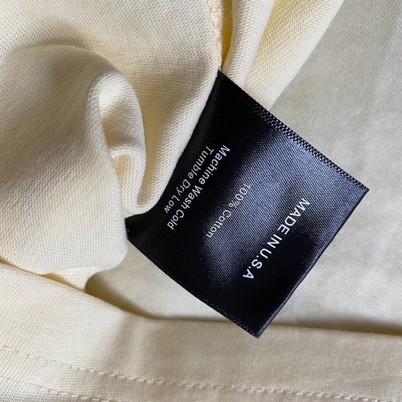 Rhude Mens Red Card Print Ribbed Neck Short Sleeve - Picture 4 of 6